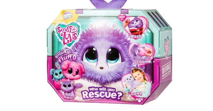 Little Live Scruff-A-Luvs Plush Mystery Rescue Pet (Purple) – Only $9.99!