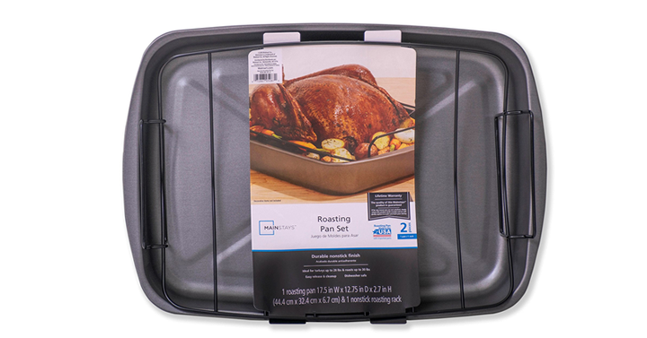 Mainstays 2 Piece Roaster with Rack – Just $6.48!