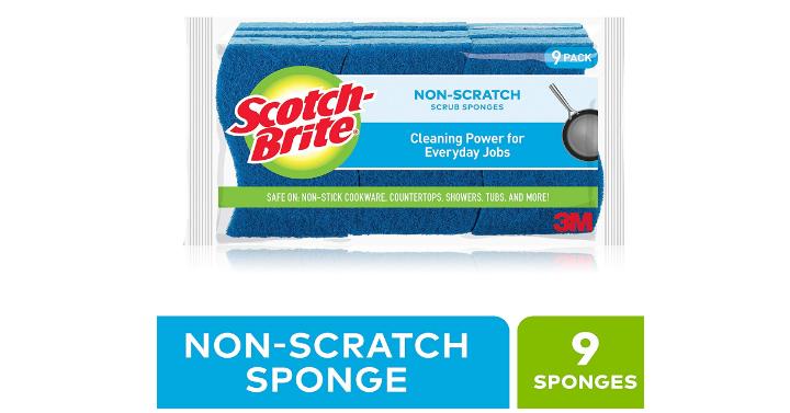 Scotch-Brite Non-Scratch Scrub Sponge (9 Scrub Sponges) – Only $6.31!