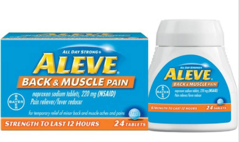 Aleve Back & Muscle Pain Reliever/Fever Reducer, 24-ct Only 76¢ After High Value Coupon!