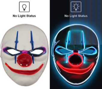 Light Up Glowing Halloween Mask Only $14.99!