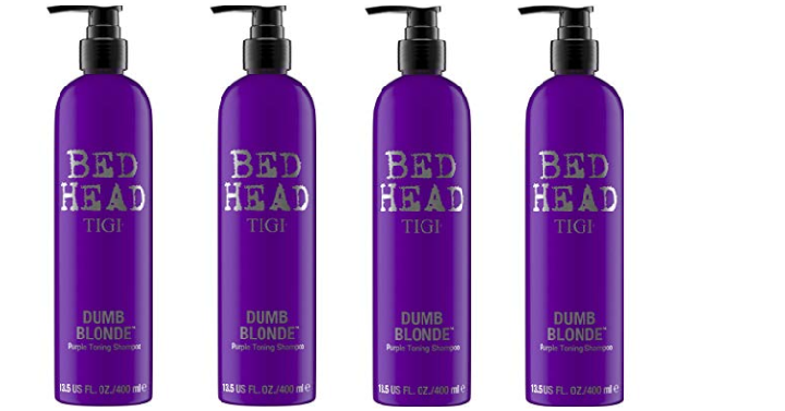 TIGI Bed Head Dumb Blonde Purple Toning Shampoo, 13.5 Ounce Only $6.81 Shipped! (Reg. $12)