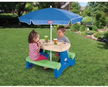 Little Tikes Easy Store Jr. Play Table with Umbrella Only $35.99 Shipped! (Reg. $70)