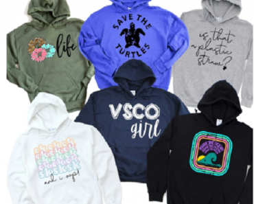 VSCO Girl Hoodies Youth and Adult Sizes Only $19.99! (Reg. $45)