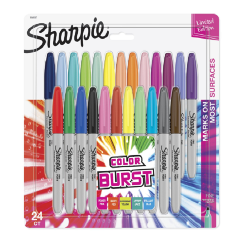 Sharpie Color Burst Permanent Markers – 24 ct Only $11.69!! (That’s Only $.36 Cents each!)