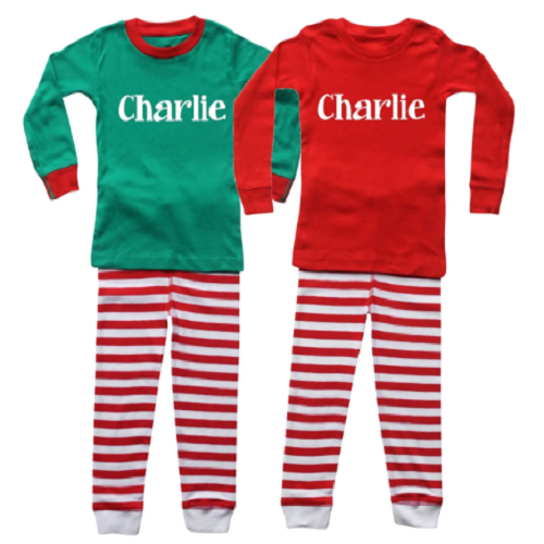 Personalized Children Christmas PJs Just $21.99!
