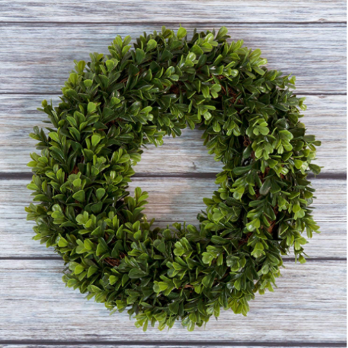 Pure Garden Boxwood Wreath Just $21.71 with clipped coupon!