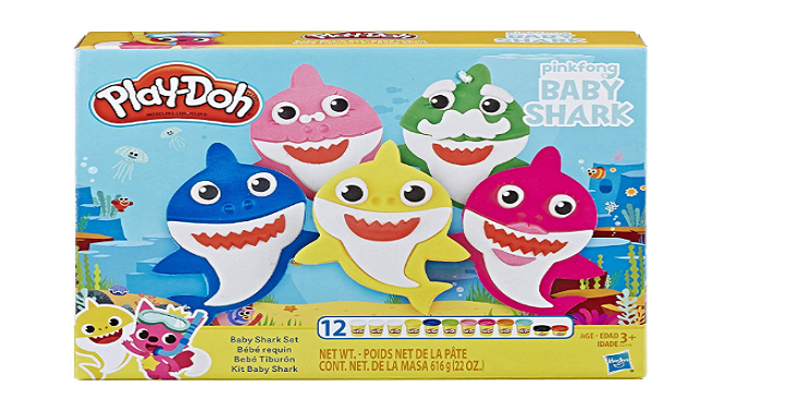 Play-Doh Pinkfong Baby Shark Set – with 12 cans Only $9.99!!