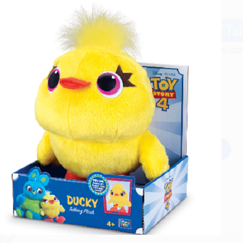 Toy Story 4 DUCKY Talking Plush Only $10.99! (Reg. $30)