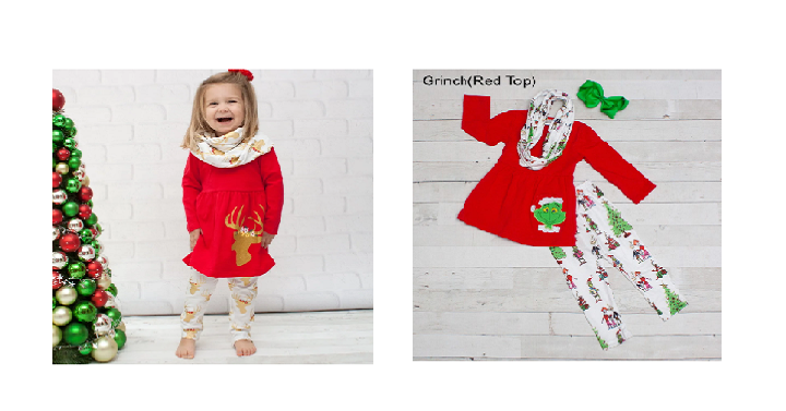 Little Girls Christmas Sets Only $17.99! (Reg. $46.99)