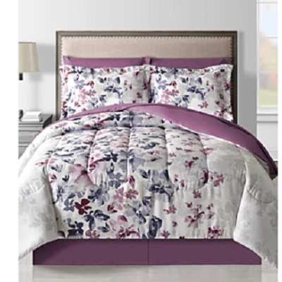 Eight Piece Comforter Sets (Any Size – Multiple Styles) Only $37.99!! (Reg. $100)