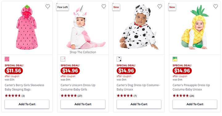 JCPenney: Carter’s Baby Costumes Starting at $11.56!