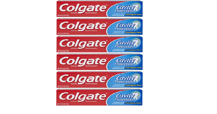 Colgate Cavity Protection Toothpaste with Fluoride (6 Pack) Only $7.02 Shipped!