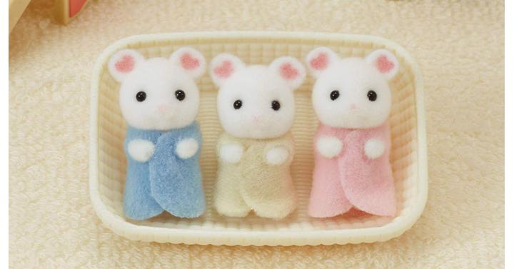Calico Critters Marshmallow Mouse Triplets – Only $6.88!