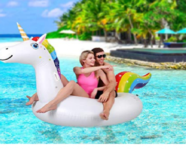 OlarHike Rainbow Giant Unicorn Pool Inflatable Only $10.31! (Reg. $26)