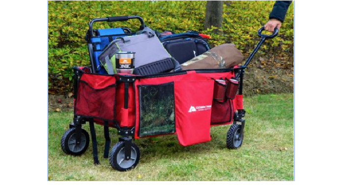 Ozark Trail Folding Wagon with Telescoping Handle Only $54 Shipped! (Reg. $89)