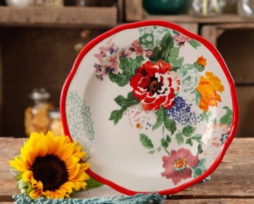The Pioneer Woman Country Garden 4 Piece Salad Plate Set Only $7.88!