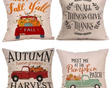 Autumn Greetings Pillow Covers – Only $4.99!