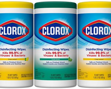 Clorox Disinfecting Wipes Value Pack (Pack of 3) – Only $5.99!