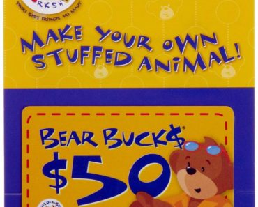 Build-A-Bear Gift Card: $50 for Only $40.00!