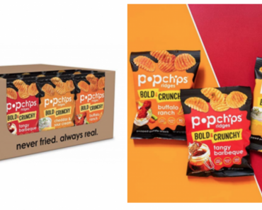 Popchips Ridges Potato Chips Variety Pack Single Serve 24-Pack Just $7.97 Shipped!