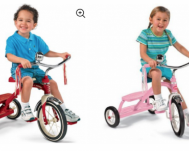 Radio Flyer, Classic Dual Deck Tricycle, 12″ Front Wheel Just $44.00! (Reg. $69.99)