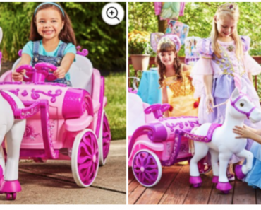 STILL AVAILABLE! Disney Princess Royal Horse and Carriage Girls 6V Ride-On Toy by Huffy Just $99.00! (Reg. $200.00)