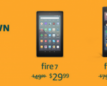 Black Friday Countdown! Save On Fire Tablets On Amazon! Prices As Low As $29.99!