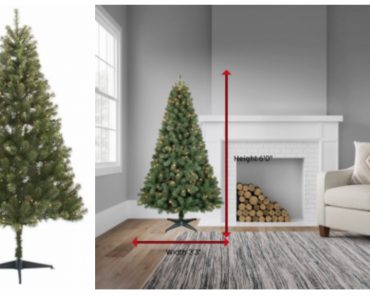 6ft Pre-lit Artificial Christmas Tree Alberta Spruce Clear Lights Just $30.00! Target BLACK FRIDAY!