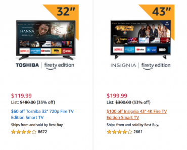 Fire TV Editions Black Friday Deals Are Live On Amazon!