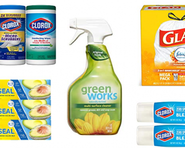 Save up to 35% on household essentials! Today only!