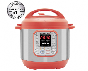 Instant Pot Duo 60 Red 6 Qt 7-in-1 Multi-Use Programmable Pressure, Slow, Rice Cooker, Steamer, Sauté, Yogurt Maker and Warmer, Stainless Steel – Just $59.99!