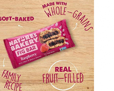Nature’s Bakery Whole Wheat Fig Bars, Raspberry (12 Packs) Only $5.08 Shipped!