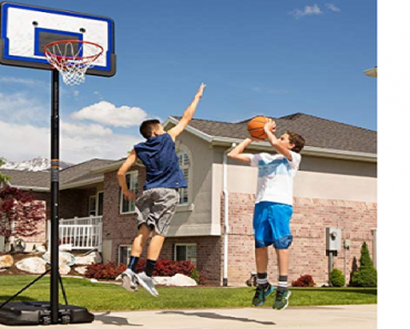 Lifetime Height Adjustable Portable Basketball System, 44 Inch Backboard Only $65.24 Shipped! (Reg. $90)