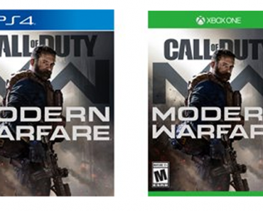 BLACK FRIDAY PRICE! Call of Duty: Modern Warfare, PlayStation 4 or Xbox One – Just $38.00!