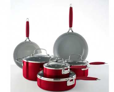 Kohl’s Black Friday Unlocked! Hot Deals! Today Only! Take 20% Off! Earn $15 in Kohl’s Cash! Food Network 10-pc. Ceramic Cookware Set – Just $55.99! Plus earn $15 in Kohl’s Cash!