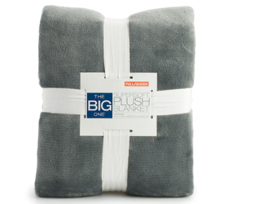 KOHL’S BLACK FRIDAY SALE! The Big One Supersoft Plush Blanket (Twin, Queen, King) – Just $16.99!