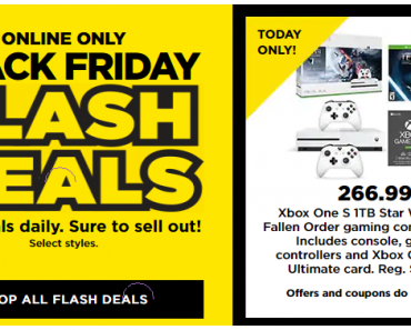 KOHL’S BLACK FRIDAY SALE! Xbox One S Star Wars Jedi: Fallen Order + Controller & Ultimate Game Pass Bundle! Just $266.99! Plus Earn $75 Kohls Cash!