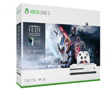 BLACK FRIDAY PRICE! Microsoft Xbox One S 1TB Star Wars Jedi: Fallen Order Console Bundle – Just $199.00!