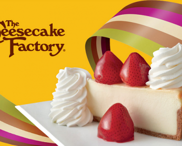 TWO Slices From The Cheesecake Factory With $25 eGift Card Purchase!
