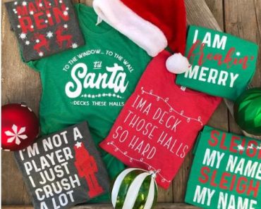 Comical Holiday Tees – Only $17.99!