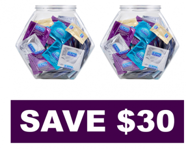 144 Count Durex Condom Fish Bowl Natural Latex Condoms – 2 Pack- Just $40.00! Back in stock!