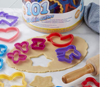Wilton Cookie Cutters Set, 101-Piece Alphabet, Numbers and Holiday Cookie Cutters Only $8.89! (Reg. $15)