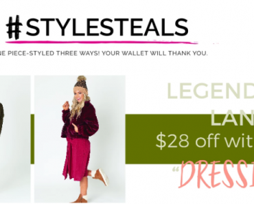 Style Steals at Cents of Style! CUTE Button Front Dress – Just $26.95! FREE SHIPPING!