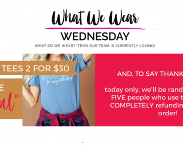 Cents of Style – What We Wear Wednesday! New Fall Gratefull Tees – Just 2 for $30.00! FREE SHIPPING!