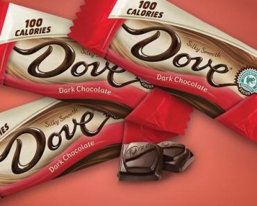 DOVE 100 Calories Dark Chocolate Candy Bar, 18-Count Box – Only $10!
