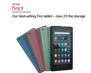 All-New Fire 7 Tablet,16 GB – Just $29.99! Amazon Black Friday!