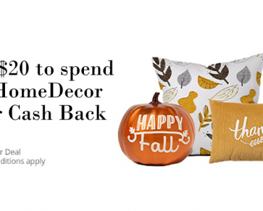 Awesome Freebie! Get a FREE $20 of Home Decor from Target and TopCashBack!