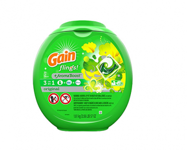 Ends tomorrow! Awesome Freebie! Get a FREE $21.99 Package of Gain Flings from Staples and TopCashBack!