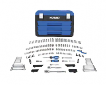 Kobalt 227-Piece Mechanic’s Tool Set with Case (Metal Latches) Only $99 Shipped! (Reg. $199)